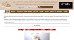 Desktop Screenshot of bellacapelli-salon.com